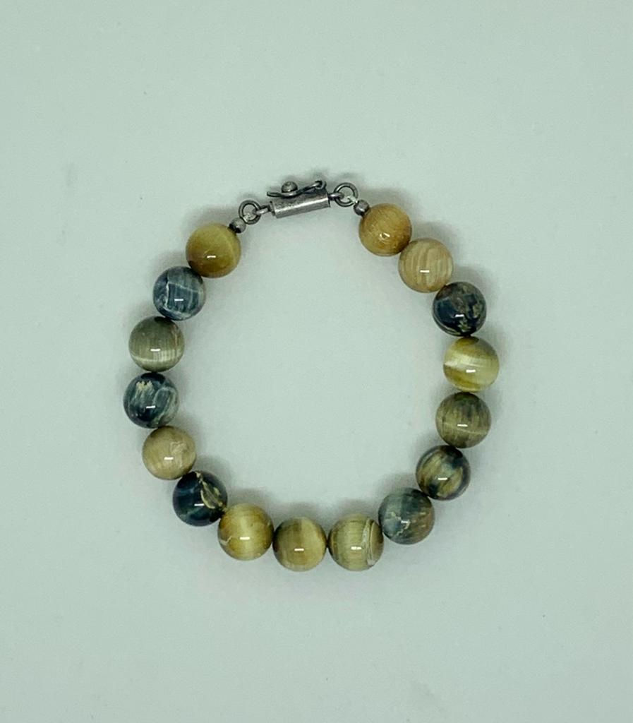 Pulseira de Olho de tigre claro