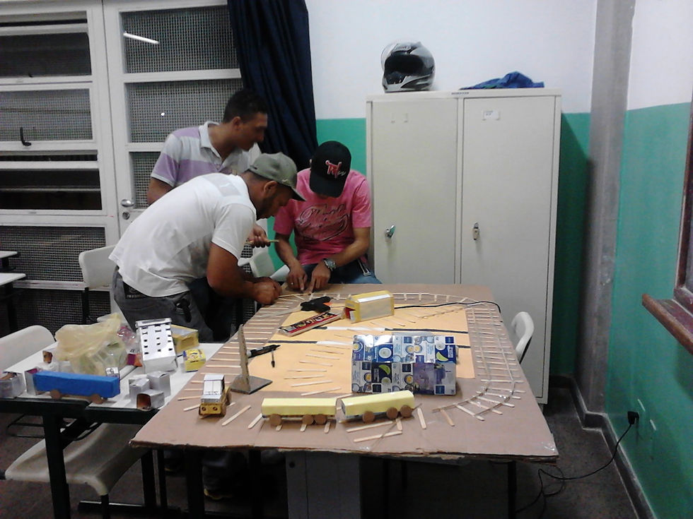 Maquete Modal Ferroviário.