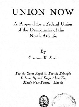 Original materials outlining the establishment, mission, and organizational structure of the Streit Council and its predecessors. Includes early drafts, statements of purpose, and foundational charters that reflect the Council’s vision for a federal union of democracies