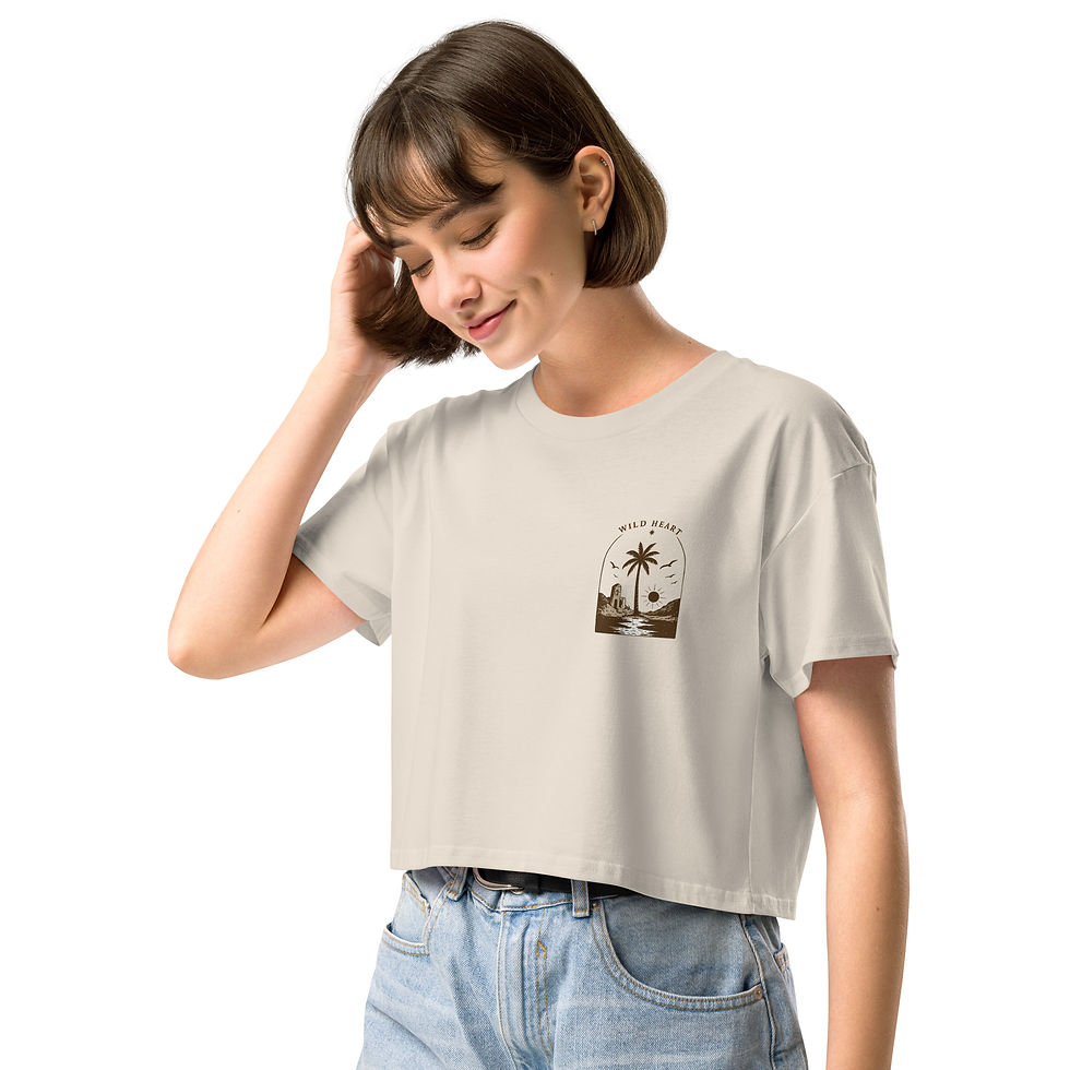 Miniature : Crop top Wild heart