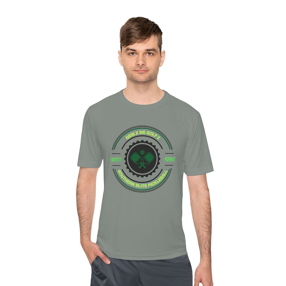 Thumbnail: GIDB X We Golf 2 Unisex Moisture Wicking Tee