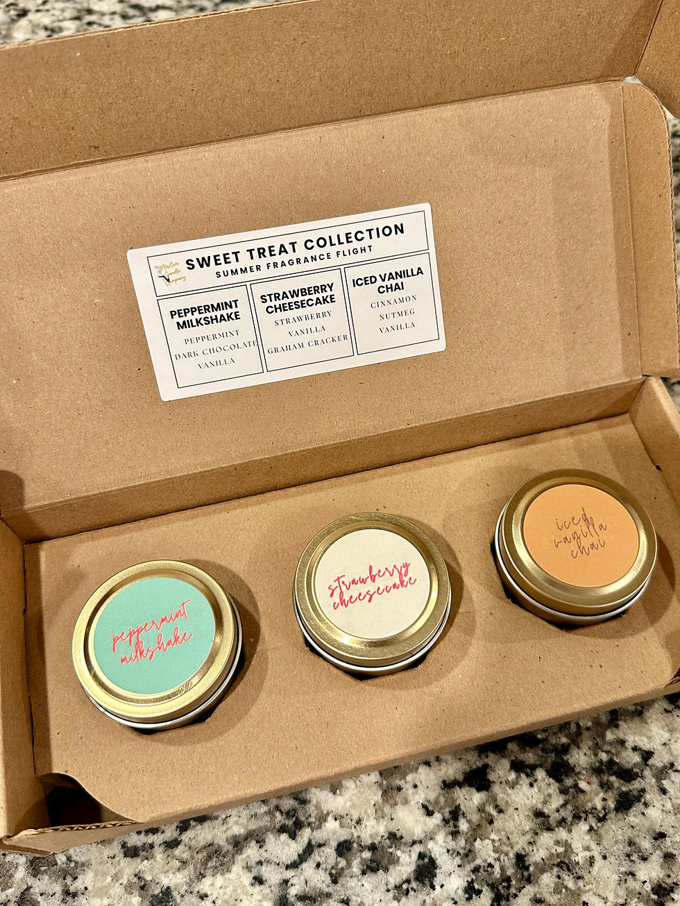 Thumbnail: Fragrance Flight - Sweet Treat Collection - 1oz Candles