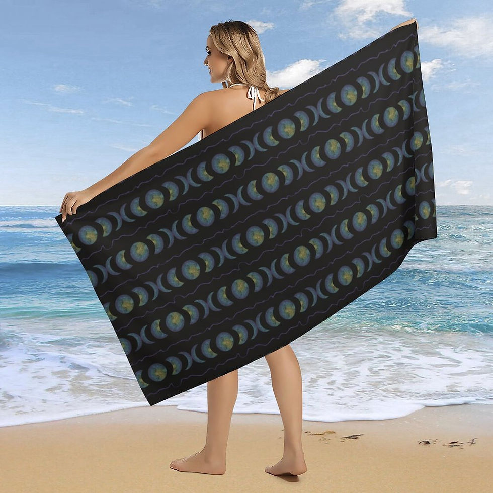 Thumbnail: Beach Towel - Moon Magic