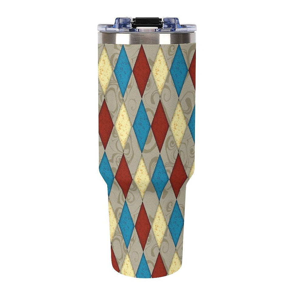 Thumbnail: 40oz Travel Tumbler - Sideshow (Diamonds)