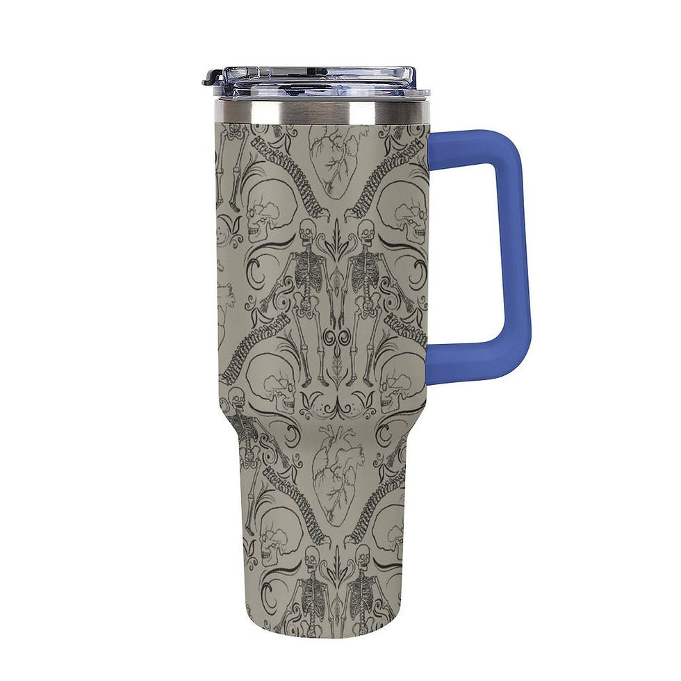 Thumbnail: 40oz Travel Tumbler - Heart and Bone