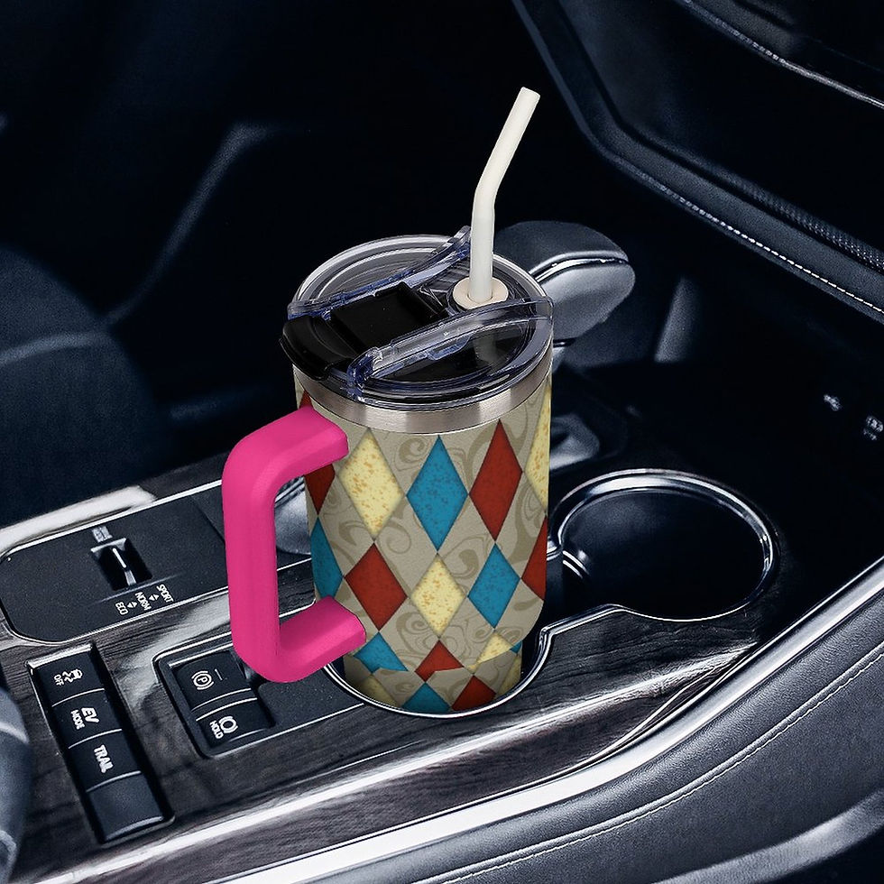 Thumbnail: 40oz Travel Tumbler - Sideshow (Diamonds)