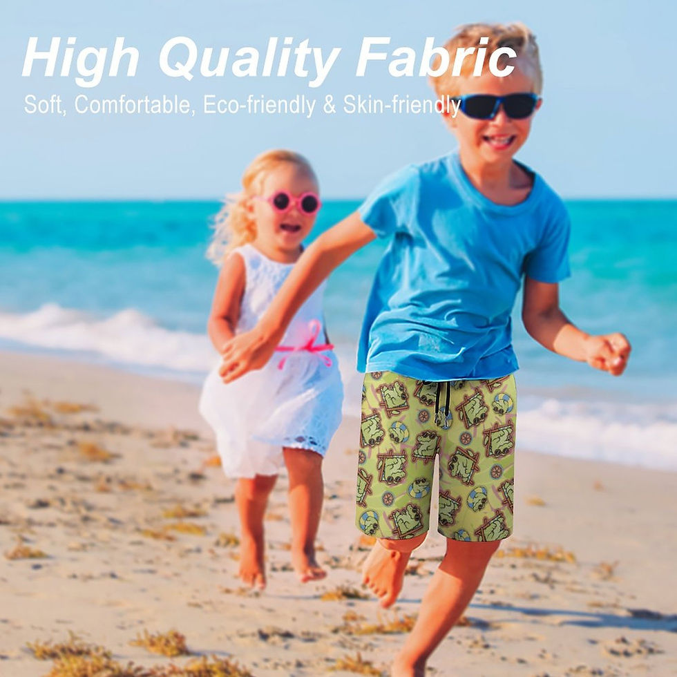 Thumbnail: Kids' Beach Shorts - Florida Fresh