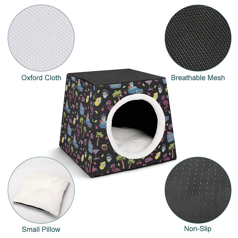 Thumbnail: 3-in-1 Pet Bed - Phantom Flamingo