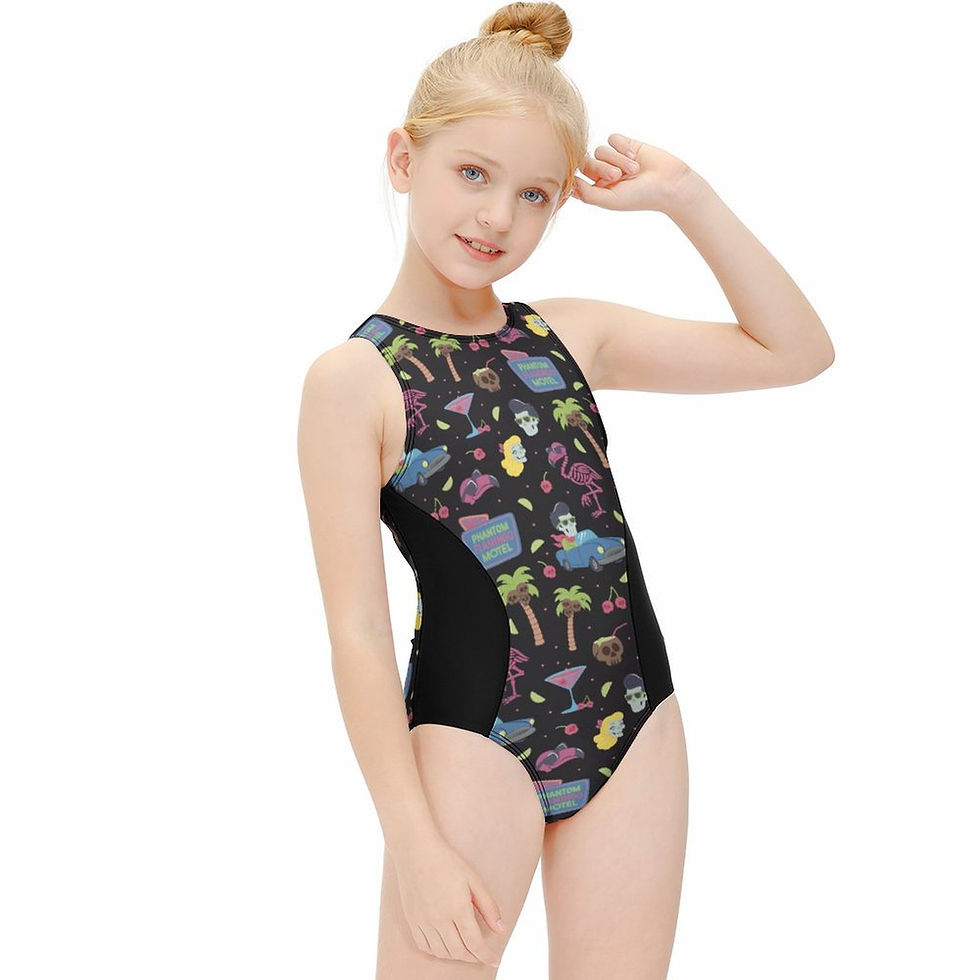 Thumbnail: Zipper One-Piece Swimsuit