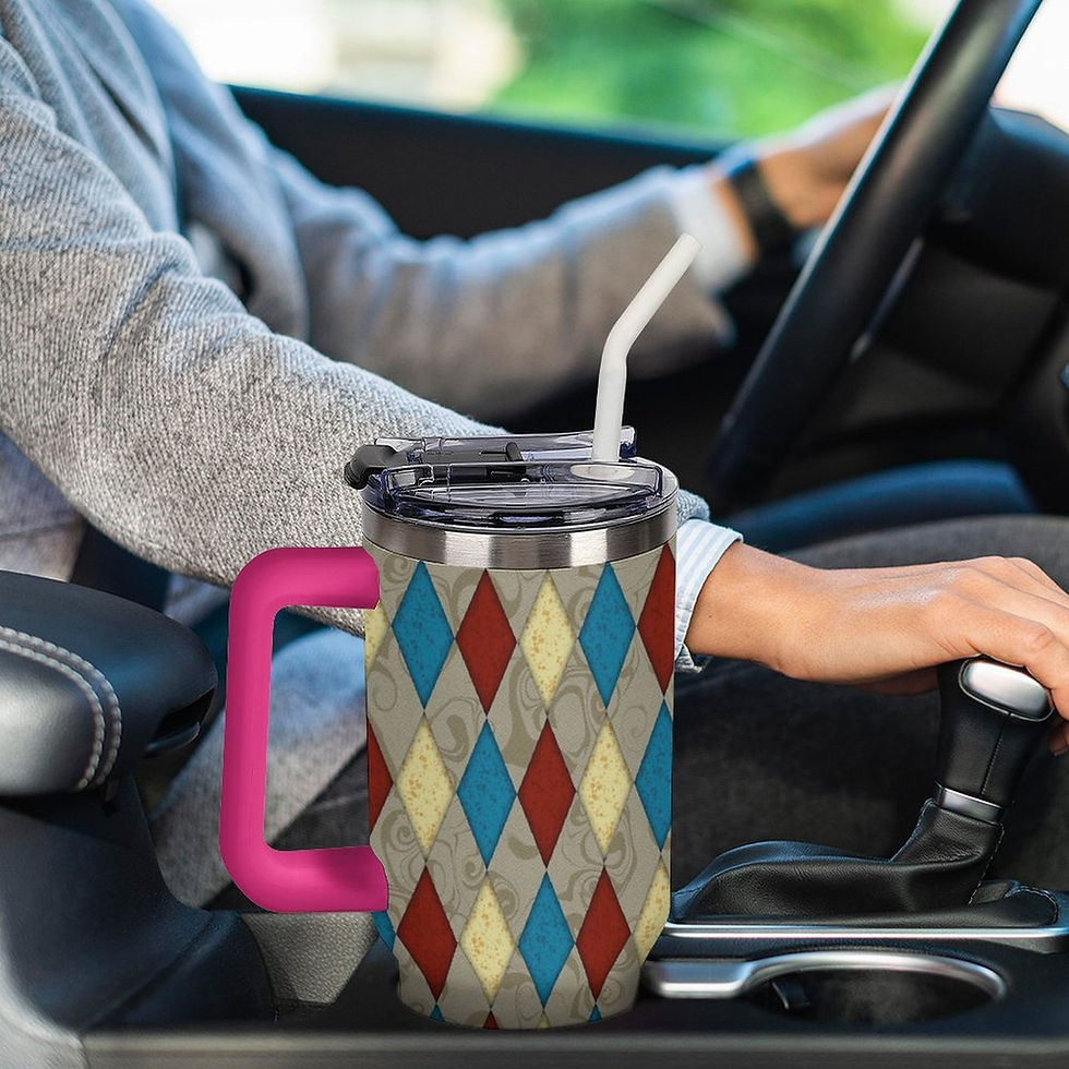 Thumbnail: 40oz Travel Tumbler - Sideshow (Diamonds)