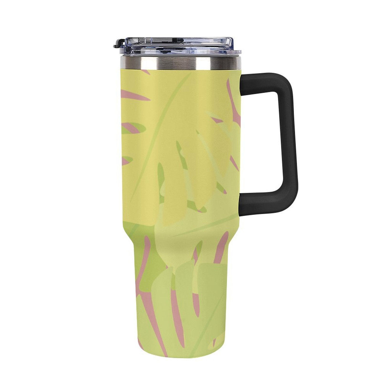 40oz Travel Tumbler - Florida Fresh (Monstera Leaves)