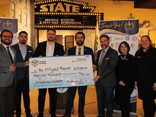 SOP Supreme Lodge Donates Check to Millyard Museum