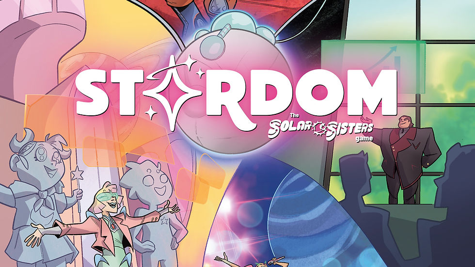 STARDOM: The Solar Sisters Game Promo Poster