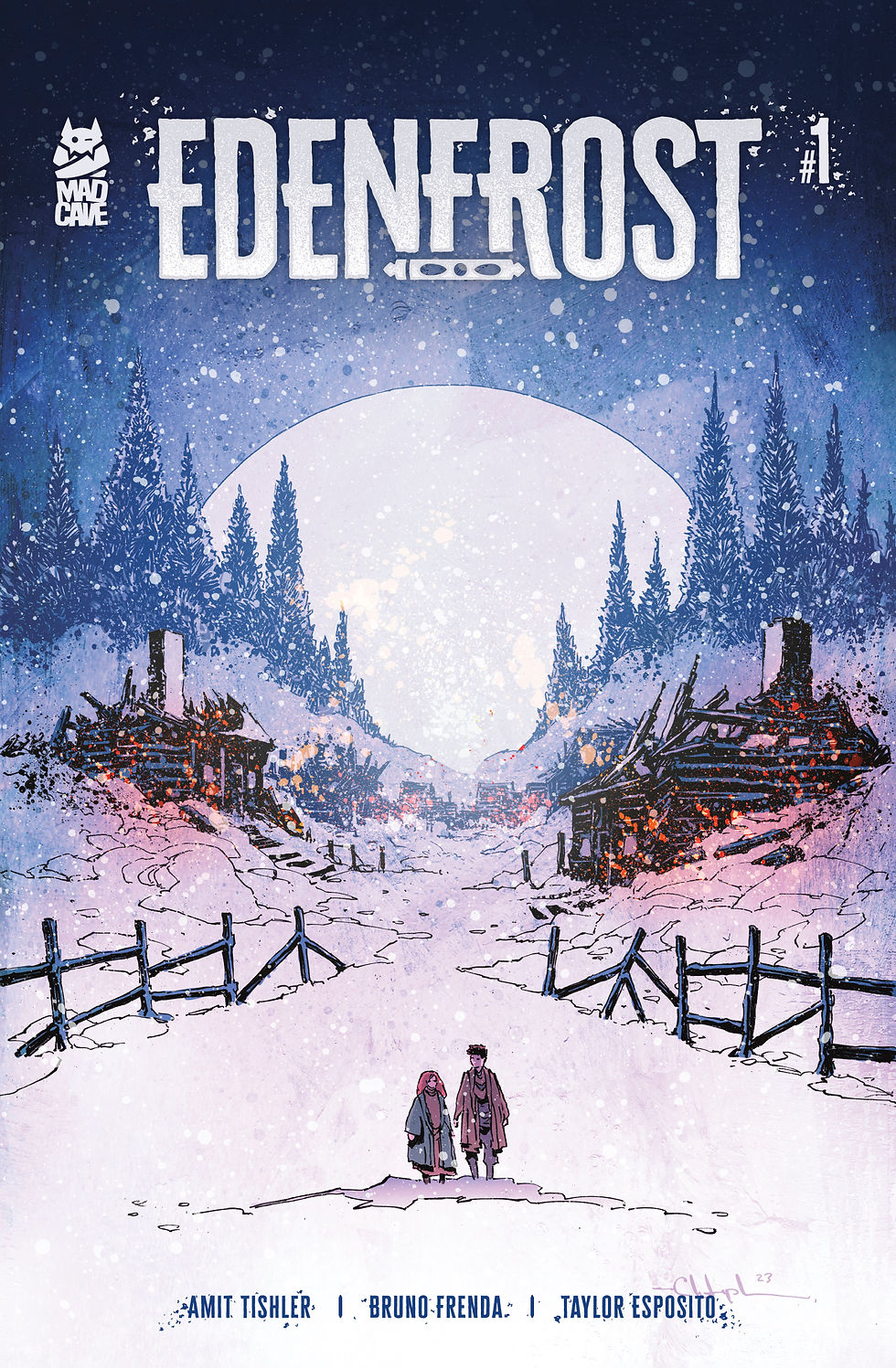 Edenfrost #1 cover by Christopher Mitten