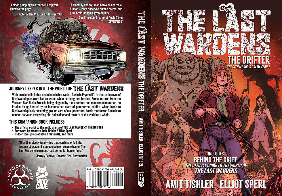 The Last Wardens audio drama companion book cover