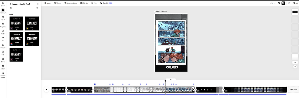 Video-based "Puffer Pipe" template in action