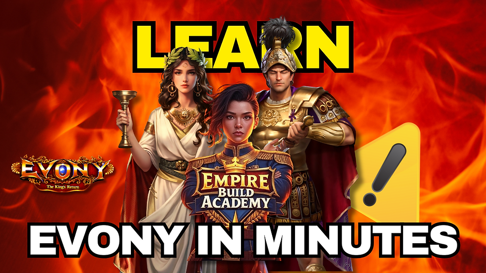 Learn Evony in Minutes