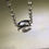 Thumbnail: Silver Bubble Letter 'C’ on 55CM Belcher Chain Necklace - Silver