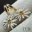 Thumbnail: Pretty Enamel White Daisy Flower Charm With Amber Cubic Zirconia Stone - 14K Gold Plated