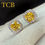 Thumbnail: Gorgeous Sparkling Yellow Cubic Zirconia Stud Earrings - Sterling Silver 925