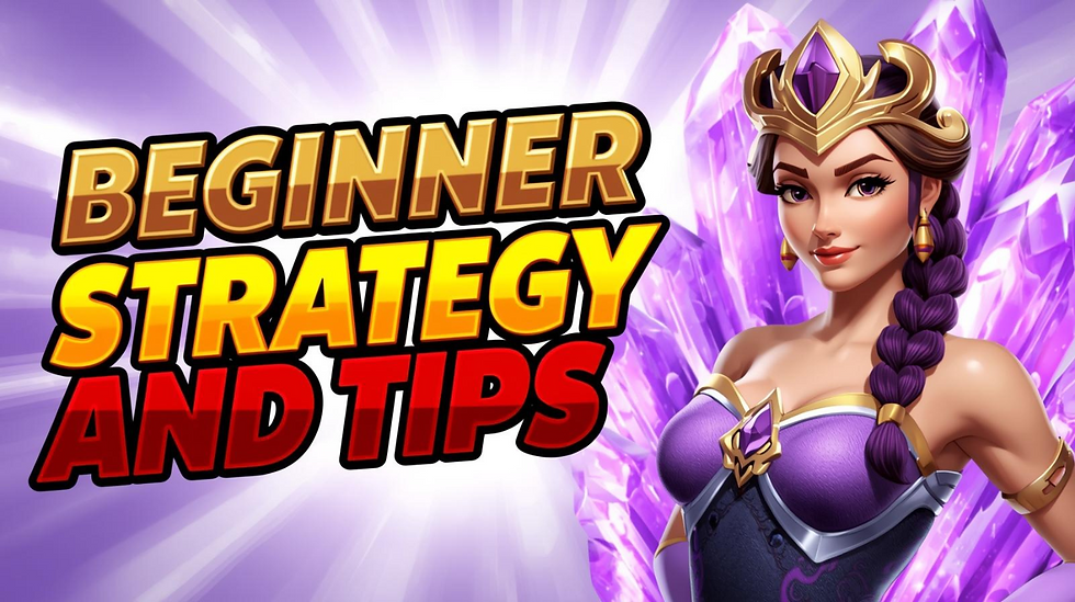 Beginner Strategy and Tips