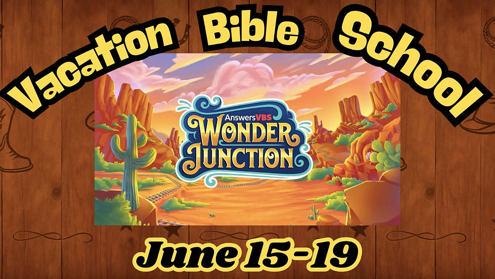 Oakland Vacation Bible School - Wonder Junction