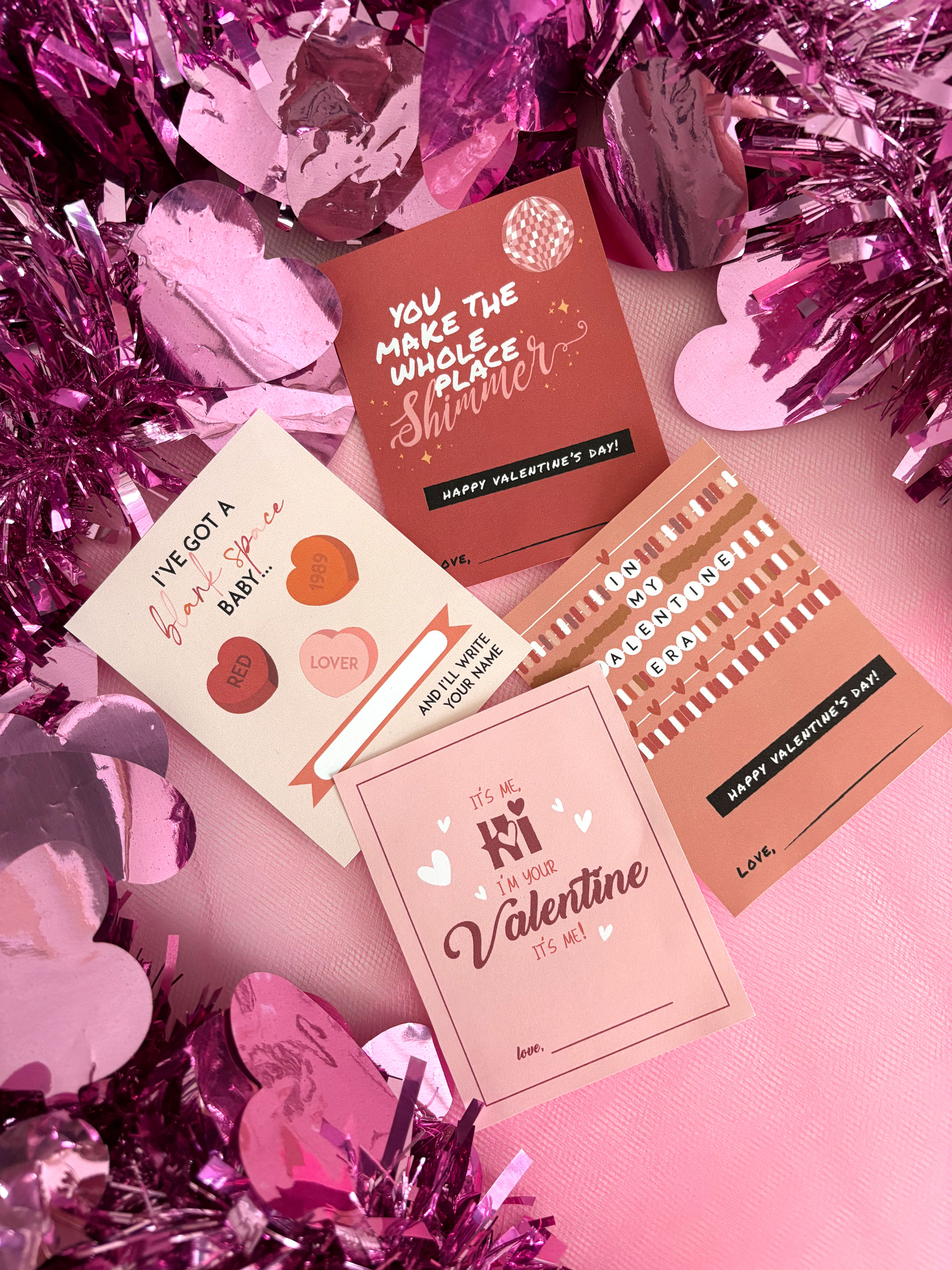 Swifty Era Valentines Card