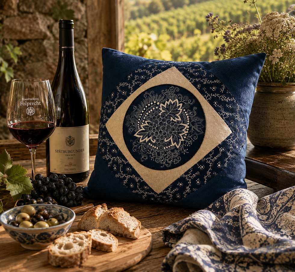 Miniaturbild: Kissenbezug Weinmotiv