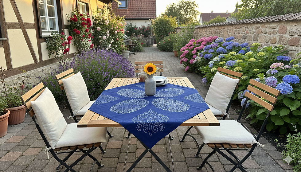 Miniaturbild: Mitteldecke Blumenmuster