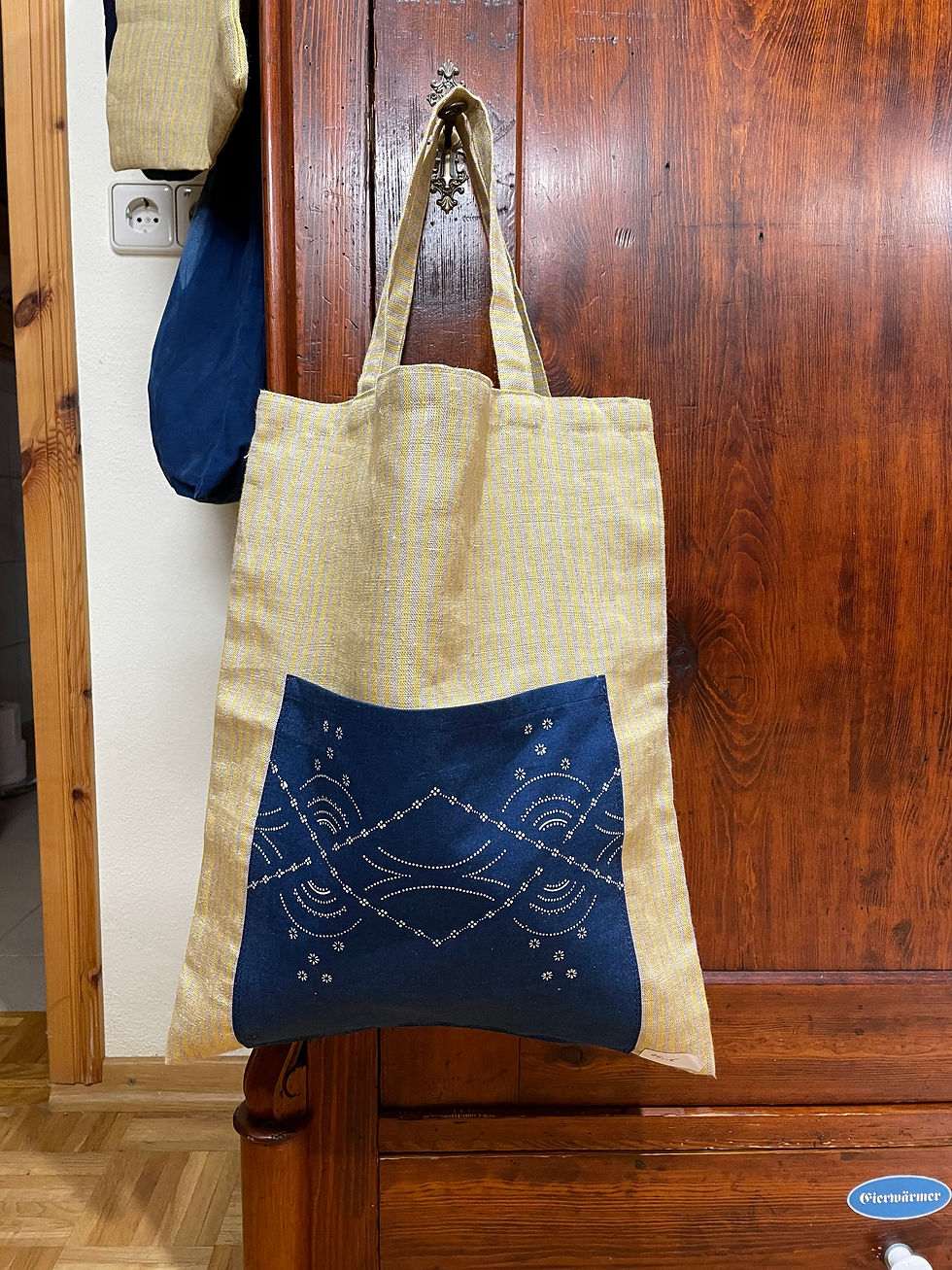 Miniaturbild: Leinen-Tasche stylisch
