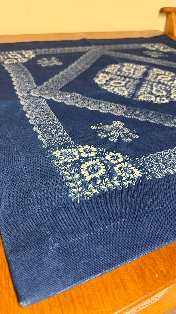 Miniaturbild: Natur Hanf Stoff Decke