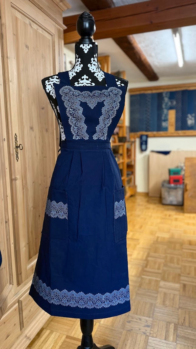 Miniaturbild: Blaudruck Schürze