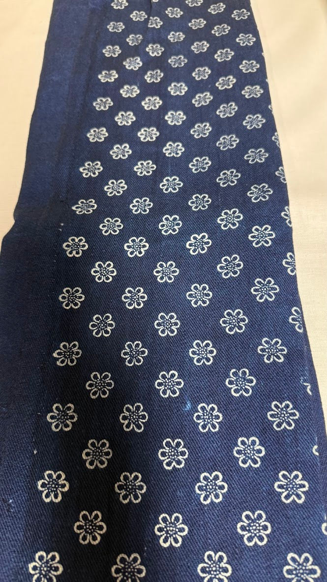 Miniaturbild: Meterware Leinen mit Blumenmuster