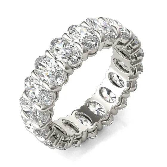 4 CTW Oval Lab Diamond Eternity Ring
