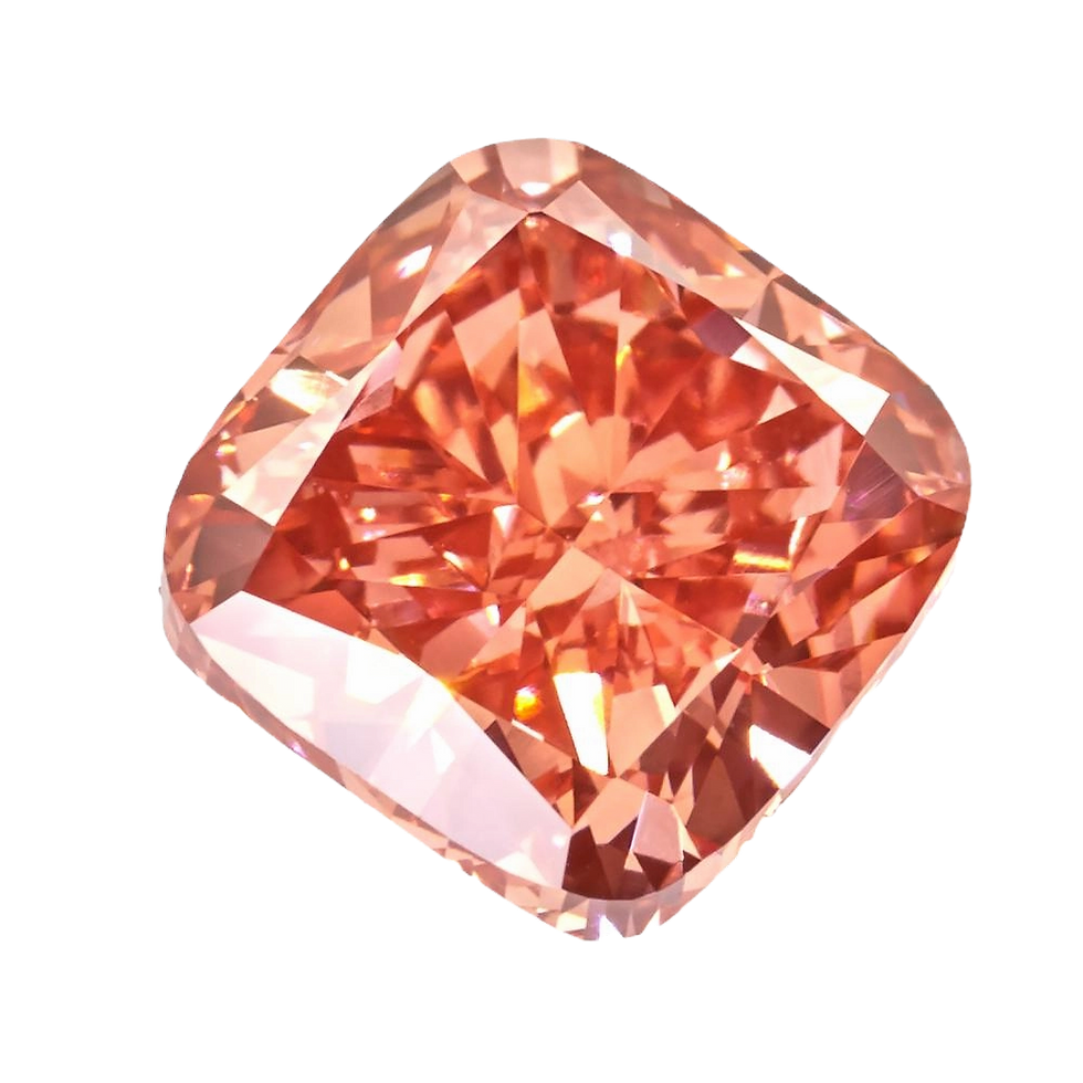 Sparkling Pink Cushion Cut Lab Grown Diamond Today