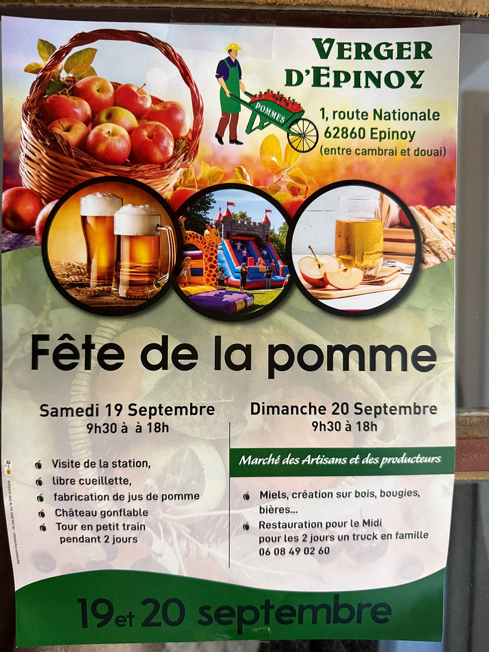 Fête de la Pomme Epinoy Dimanche 20 septembre