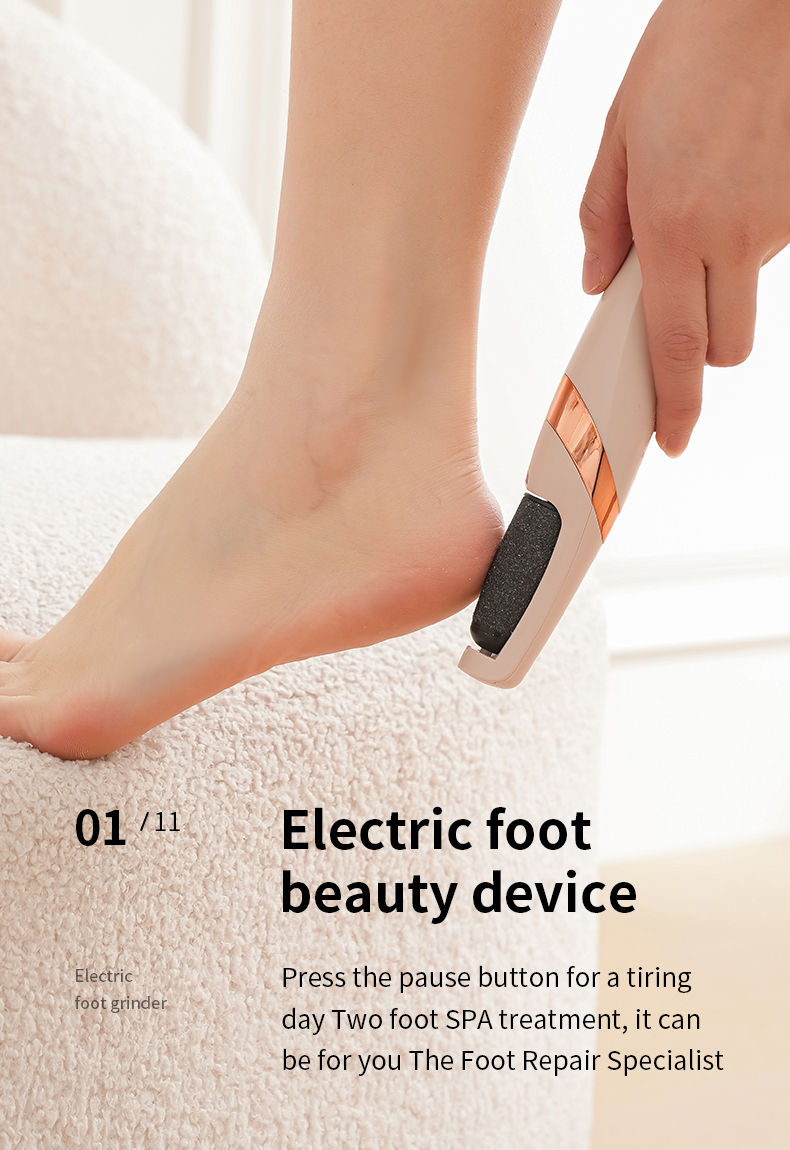 Thumbnail: HOMEFISH Electric Foot Grinder Automatic Foot Callus Rubbing Pedicure Dead Skin 