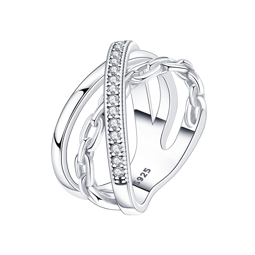 Thumbnail: Hot Sale Original S925 Sterling Silver Zirconia Butterfly Ring Fine Jewellery We