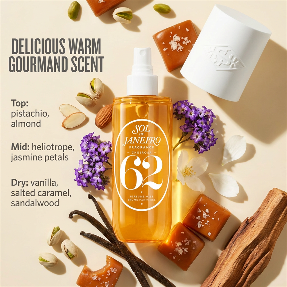 Sol De Janeiro Perfume Mist with Long-Lasting Fragrance
