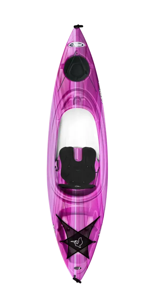 Pelican: Argo 100X Sit-in Kayak: Fade Magenta