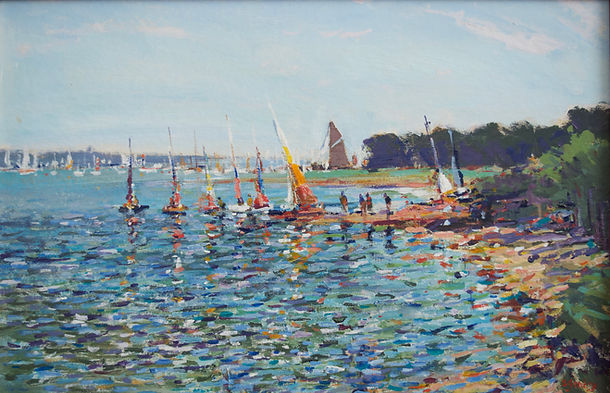 Edward Gentry, artist, painter, for sale, River Orwell, Pin Mill, Nicholas Holloway, Suffolk, Gallery