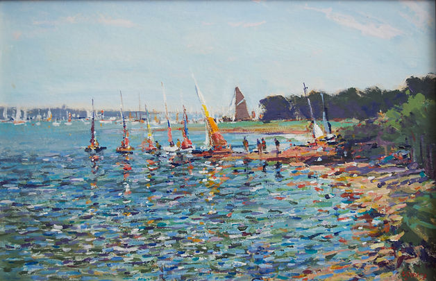 Edward Gentry, artist, painter, for sale, River Orwell, Pin Mill, Nicholas Holloway, Suffolk, Gallery