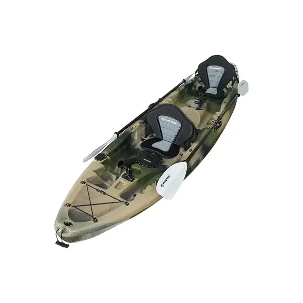WIN.MAX Tandem Fishing Kayak - Army Camo