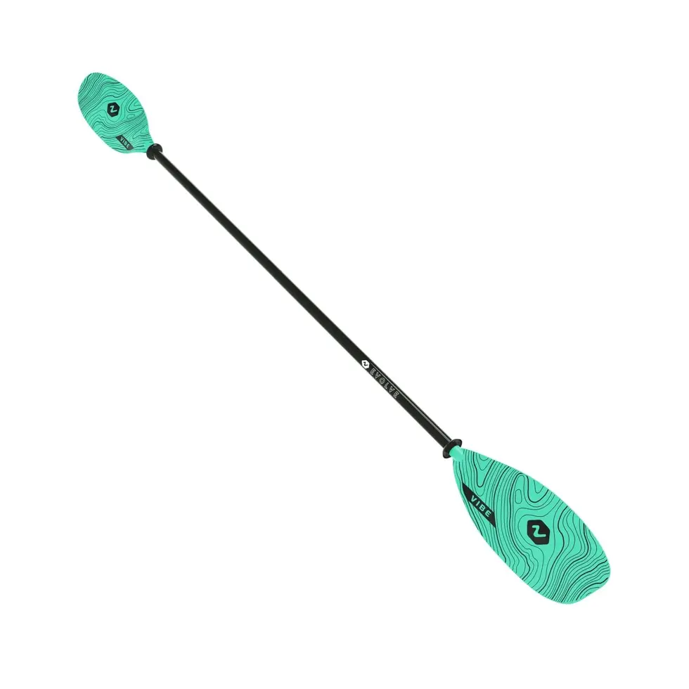 VIBE: EVOLVE FIBERGLASS PADDLE full view blue
