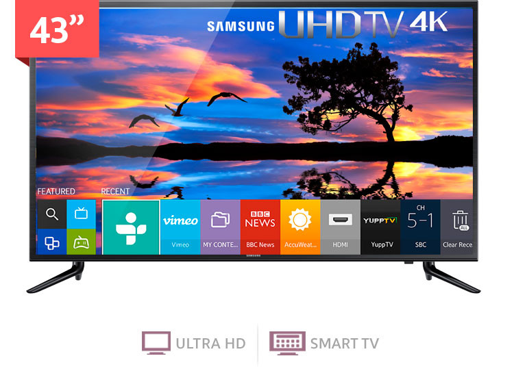 LED SAMSUNG SMART TV UN43JU6000 43"