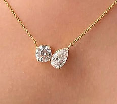 Toi Et Moi Diamond Pendant