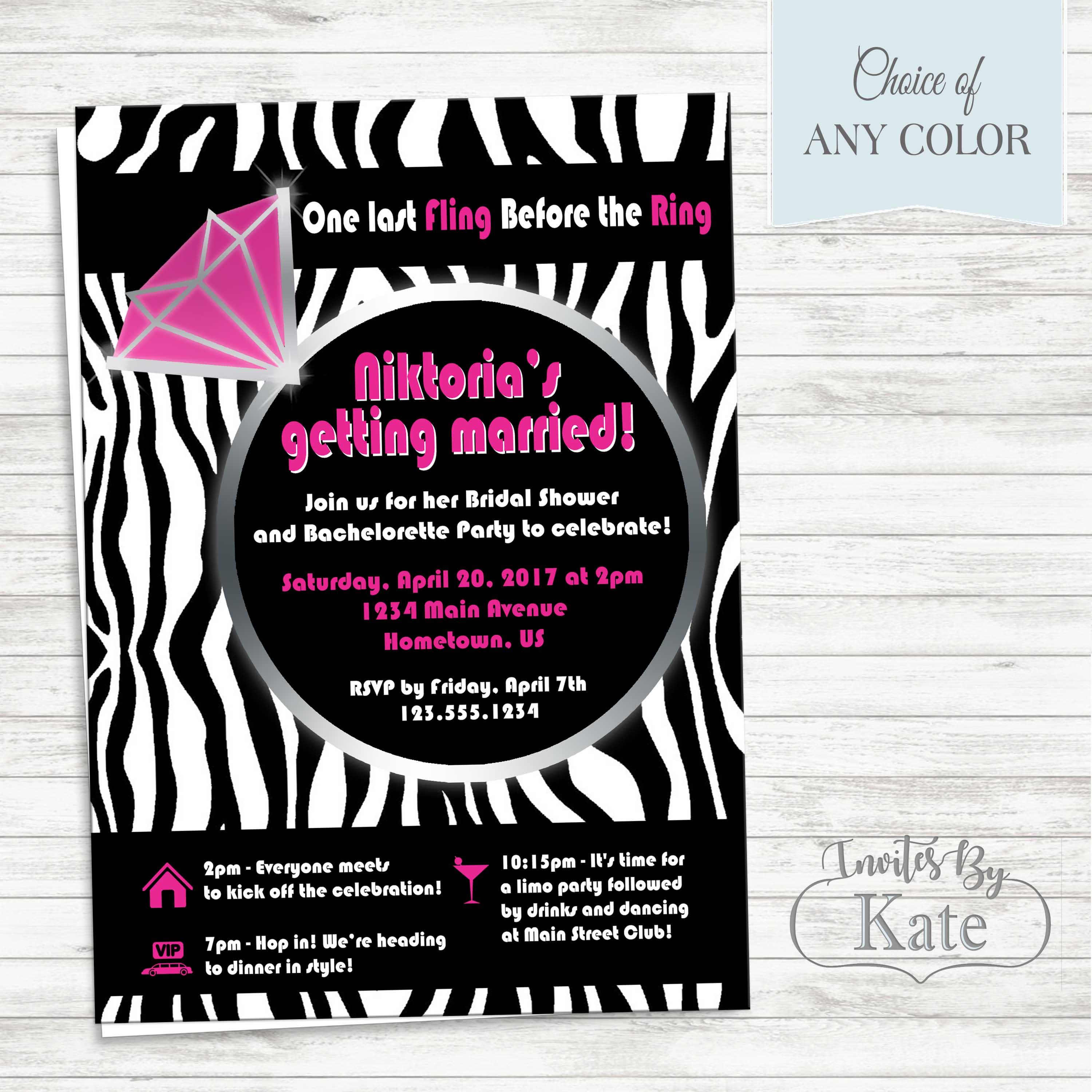 Last Fling Before The Ring Bachelorette Party