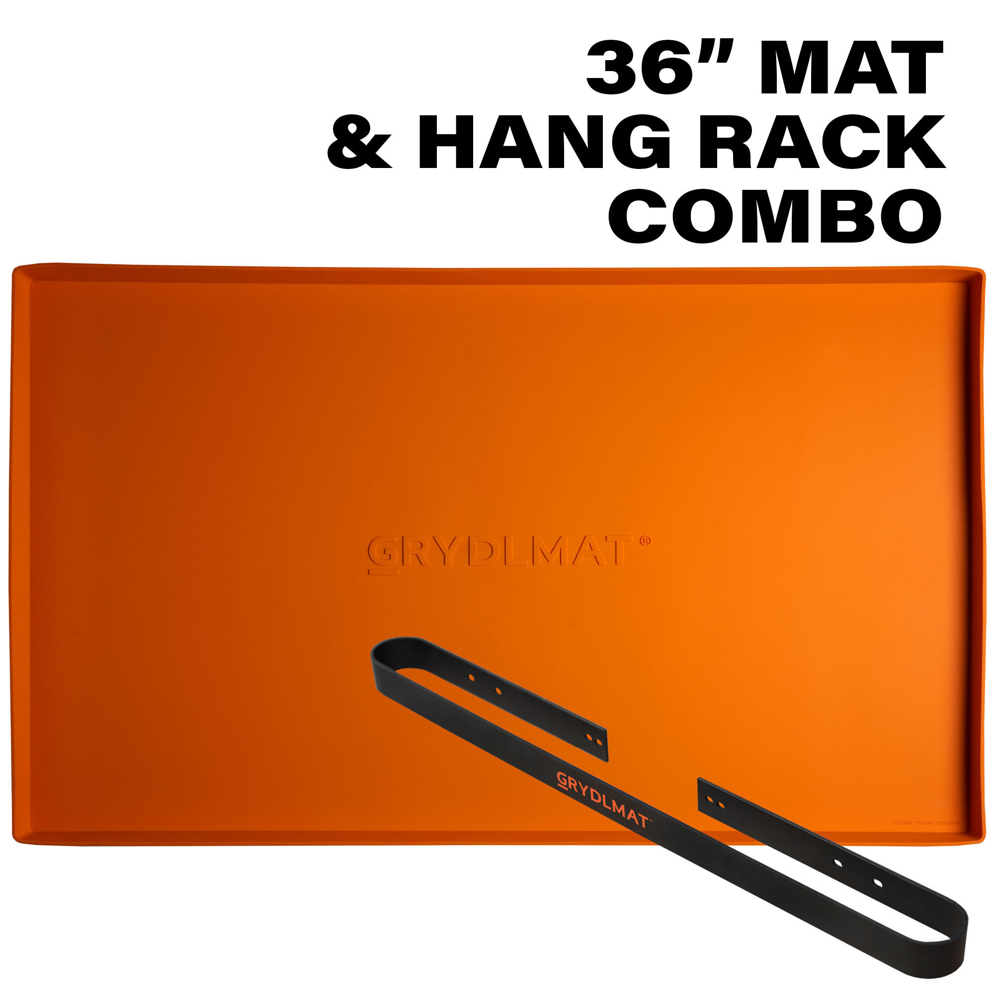 36" Grydlmat Pro: Mat & Rack Combo