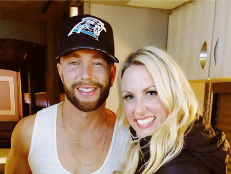 Chris Lane at CCMC with Dr Sarah Russo