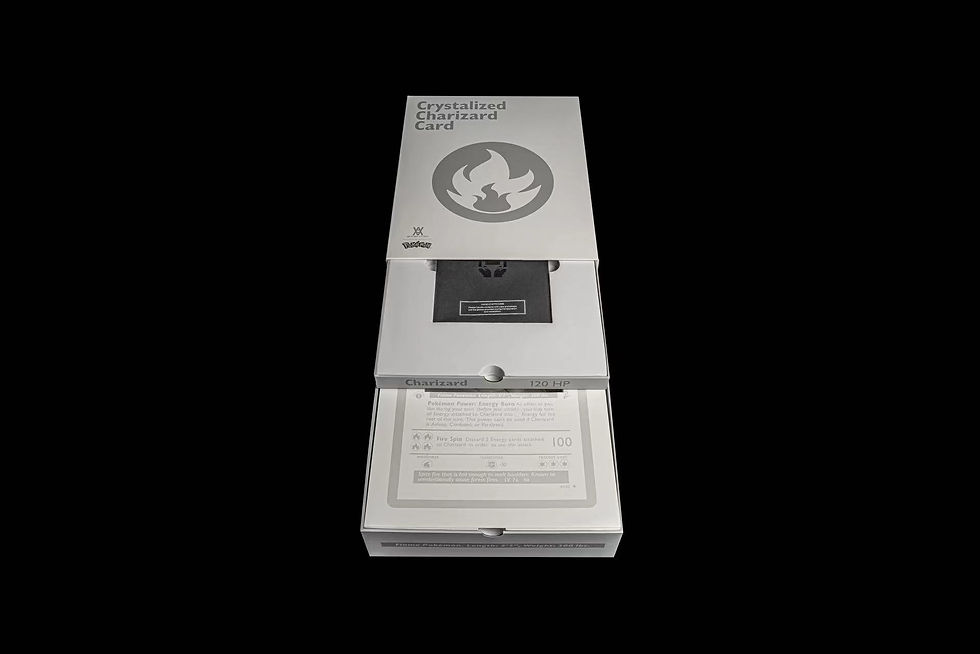 Thumbnail: Daniel Arsham x Pokémon - Crystalized Charizard Card（White）